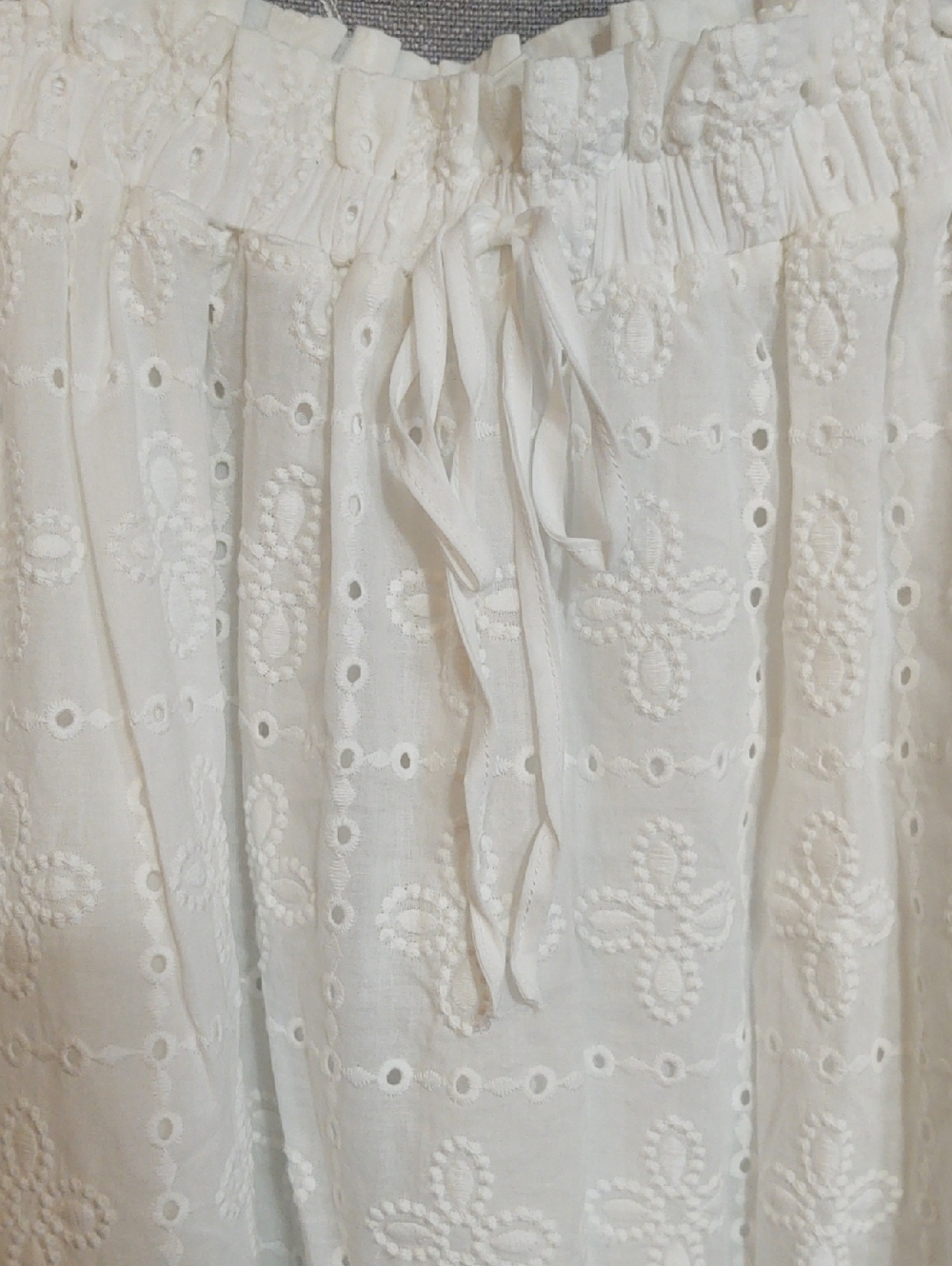 Blu Pepper White Eyelet Maxi Skirt Set - Picture 4 of 10